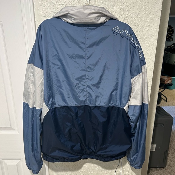 Columbia mens size XL blue windbreaker jacket. - Picture 2 of 5